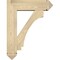 Ekena Millwork Imperial Arts and Crafts Rough Sawn Bracket w/ Offset Brace, Douglas Fir, 8"W x 28"D x 36"H BKT0806X28X36IMP03RDF - alternate 2